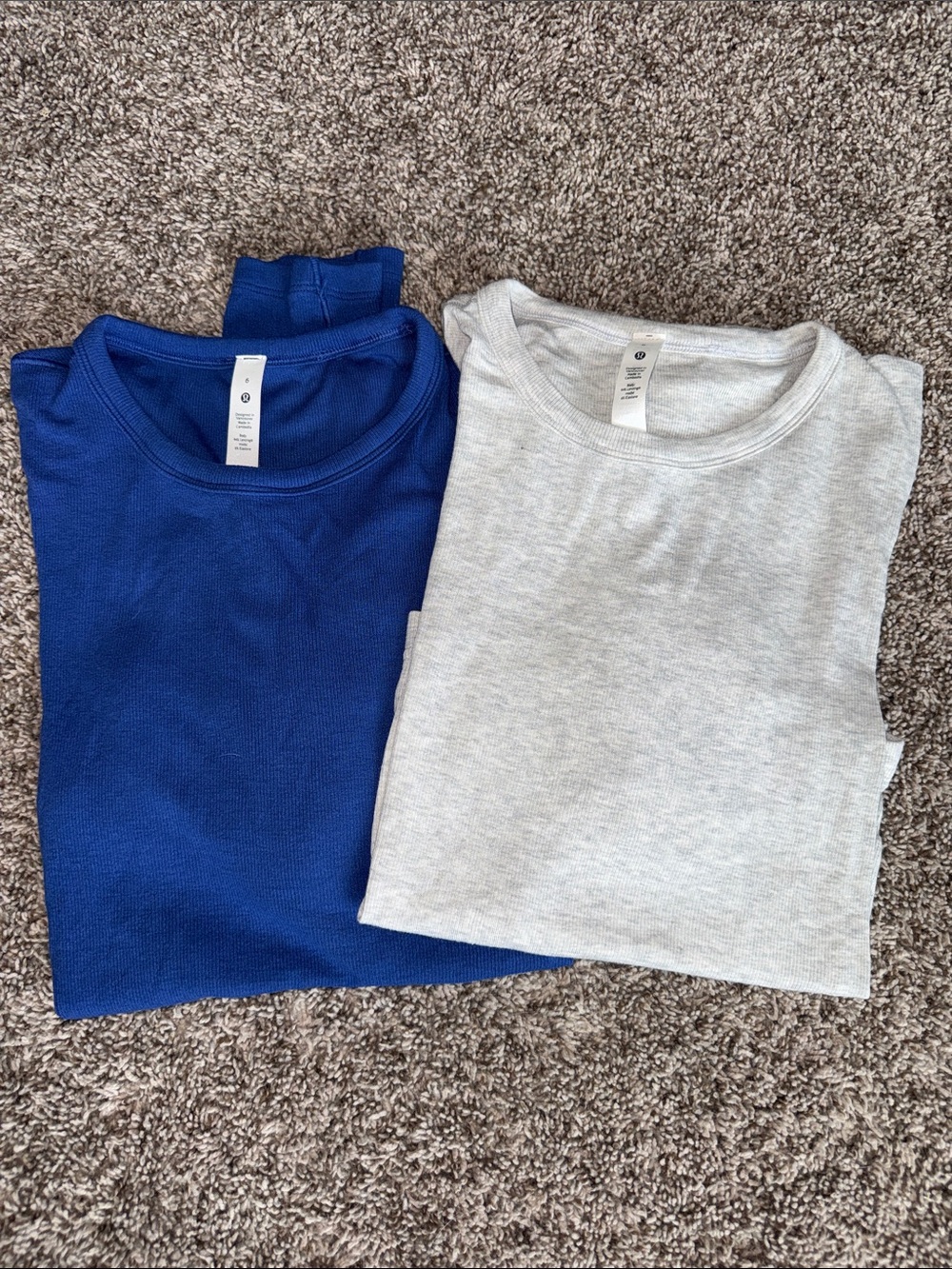 Two Lululemon Hold Tight Long Sleeve Shirts 6